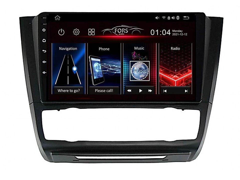 Radio Android FS2-Pro BMW 1-Series 2008-12 2/32 CarPlay Android Auto 8-core