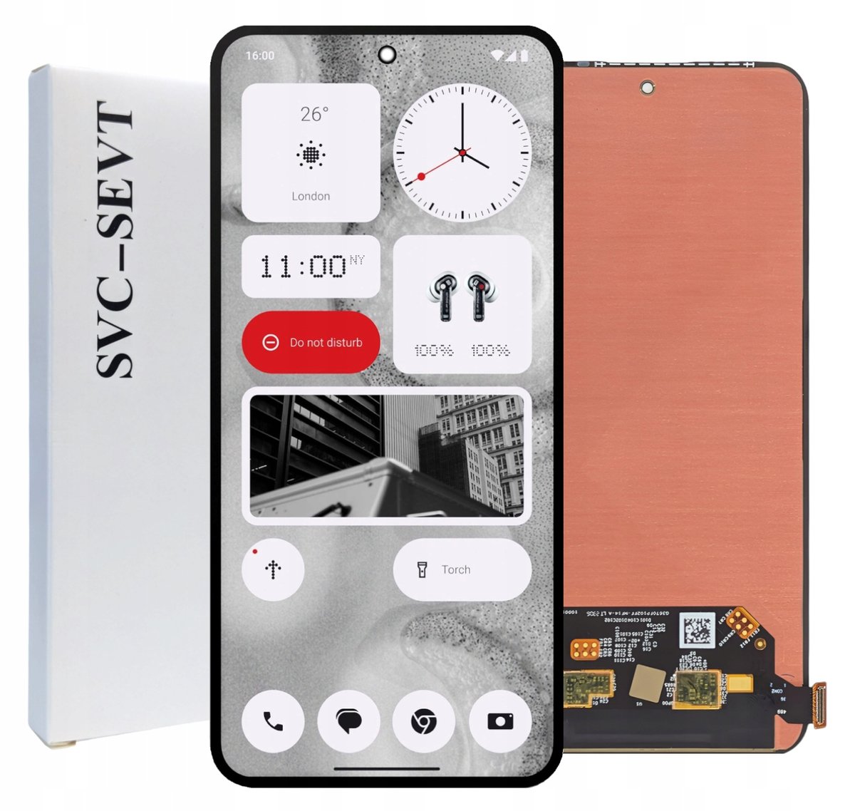 ORYGINAŁ WYŚWIETLACZ EKRAN LCD SZYBKA DOTYK DO NOTHING PHONE 2 A065