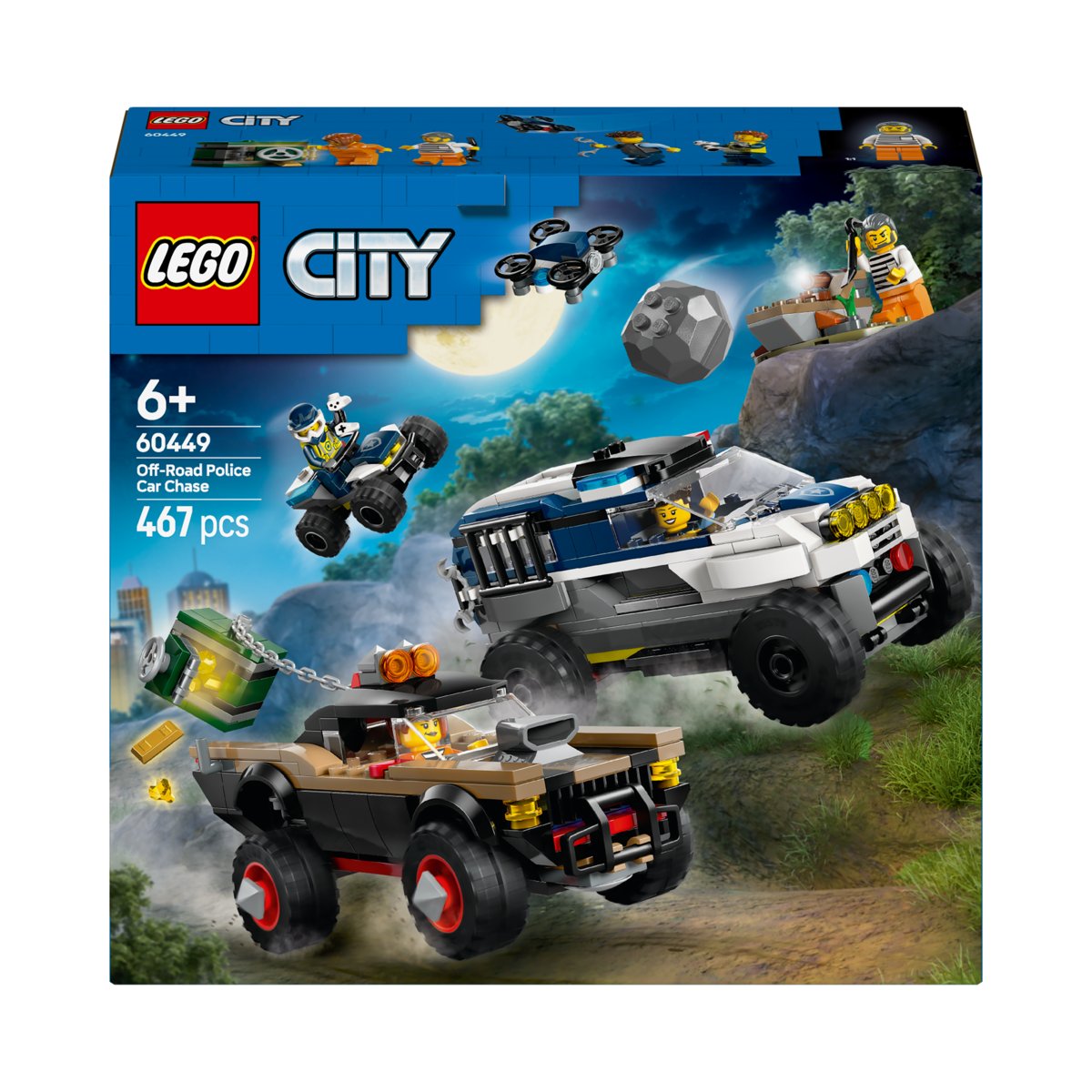 LEGO City Pościg terenówką policyjną 60449