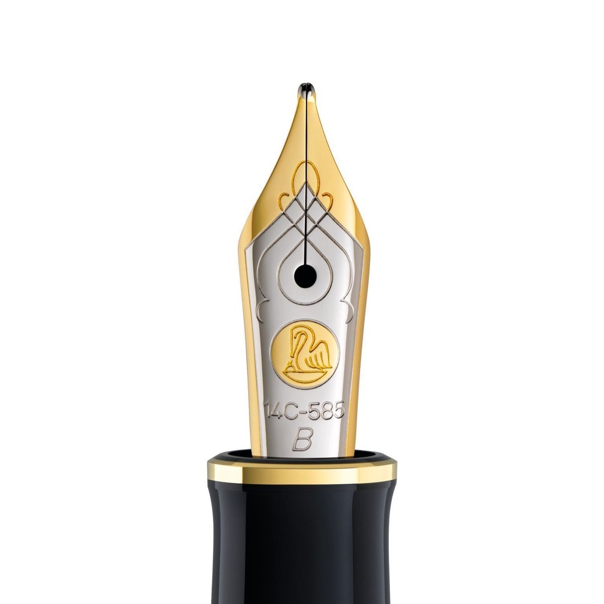 Pelikan Stalówka B do pióra wiecznego M400 dwukolorowa