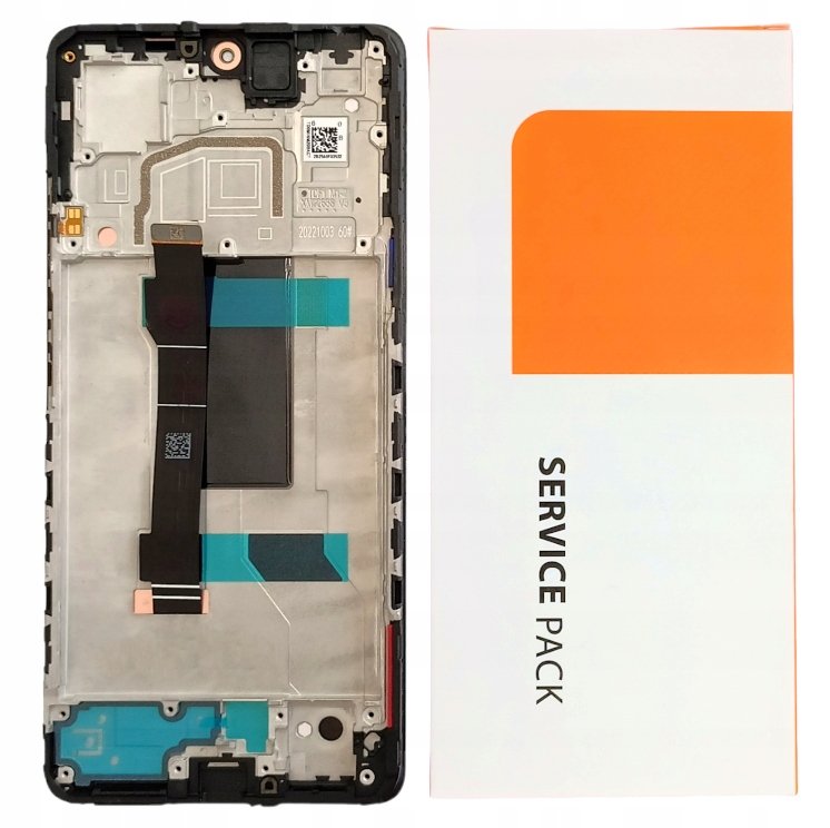 ORYGINAŁ WYŚWIETLACZ EKRAN LCD DO XIAOMI POCO X5 PRO 5G RAMKA