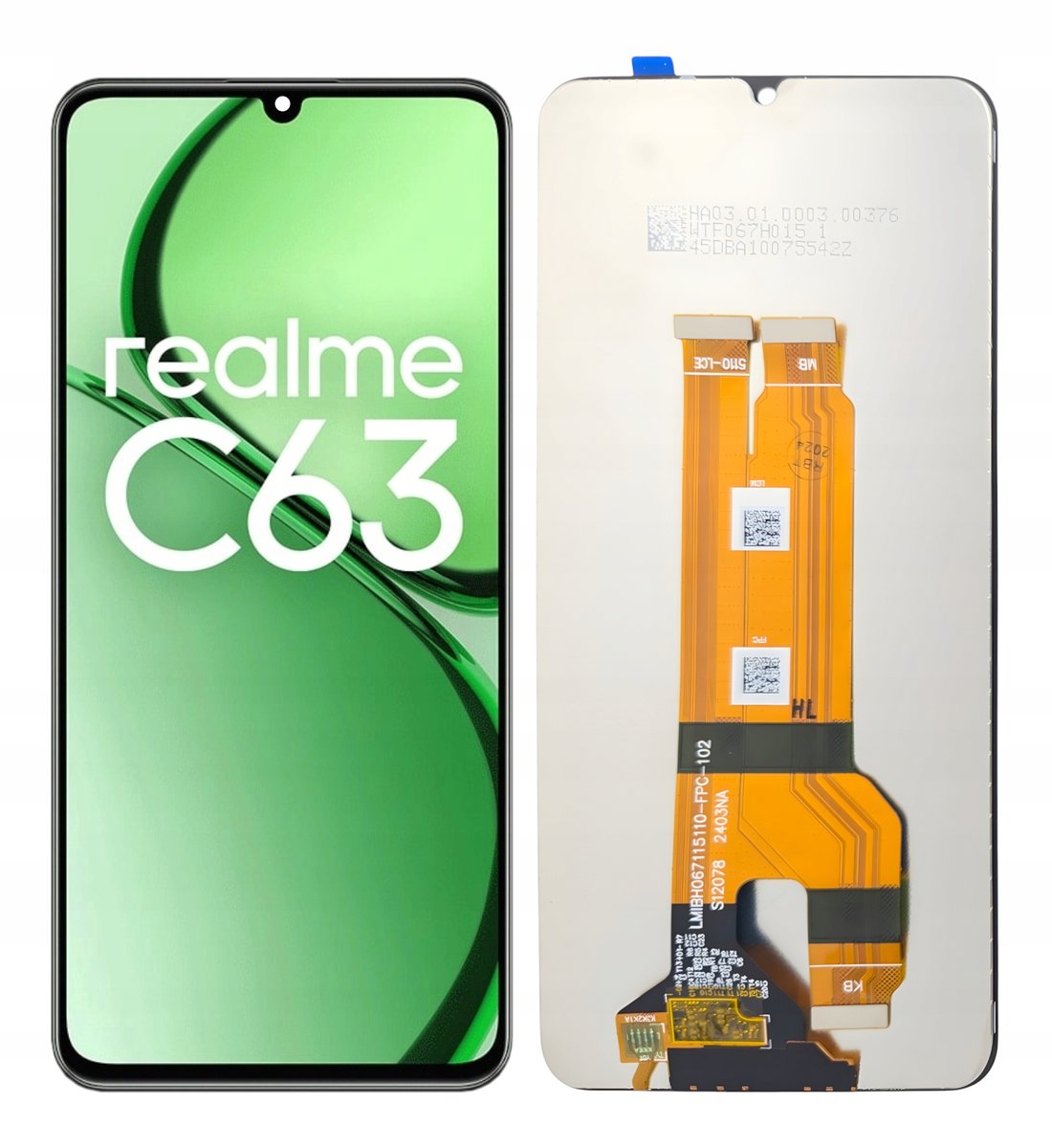 WYŚWIETLACZ EKRAN LCD SZYBKA DOTYK DO TELEFONU REALME C63 4G