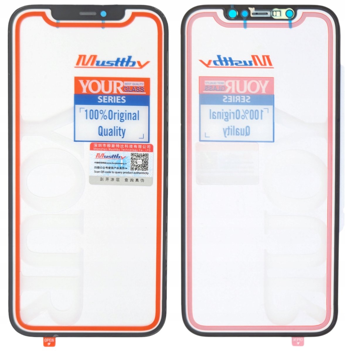 SZYBA SZKŁO WYŚWIETLACZA KLEJ OCA DO APPLE IPHONE 12 PRO MAX MUSTTBY YOUR