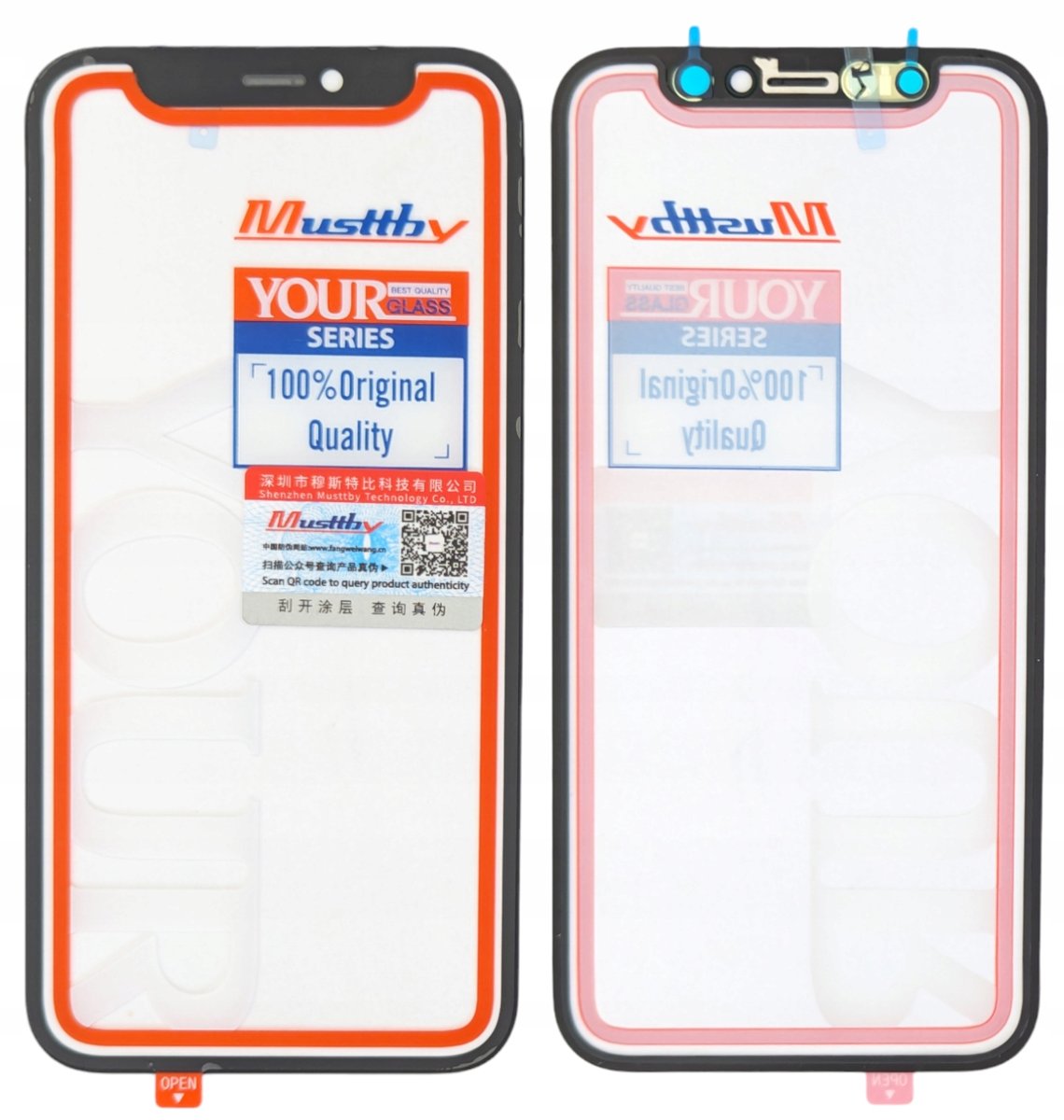 ORYGINAŁ SZYBA SZKŁO WYŚWIETLACZA KLEJ OCA DO IPHONE 12 MINI MUSTTBY