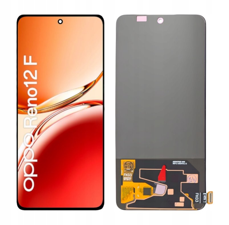 WYŚWIETLACZ EKRAN LCD DOTYK SZYBKA DO TELEFONU OPPO RENO12 F 4G OLED