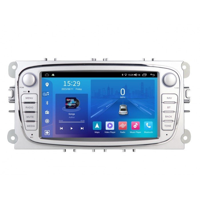 Radio Android FS2-Pro Ford Focus/S-Max/Mondeo 2/32 CarPlay Android Auto 8-core