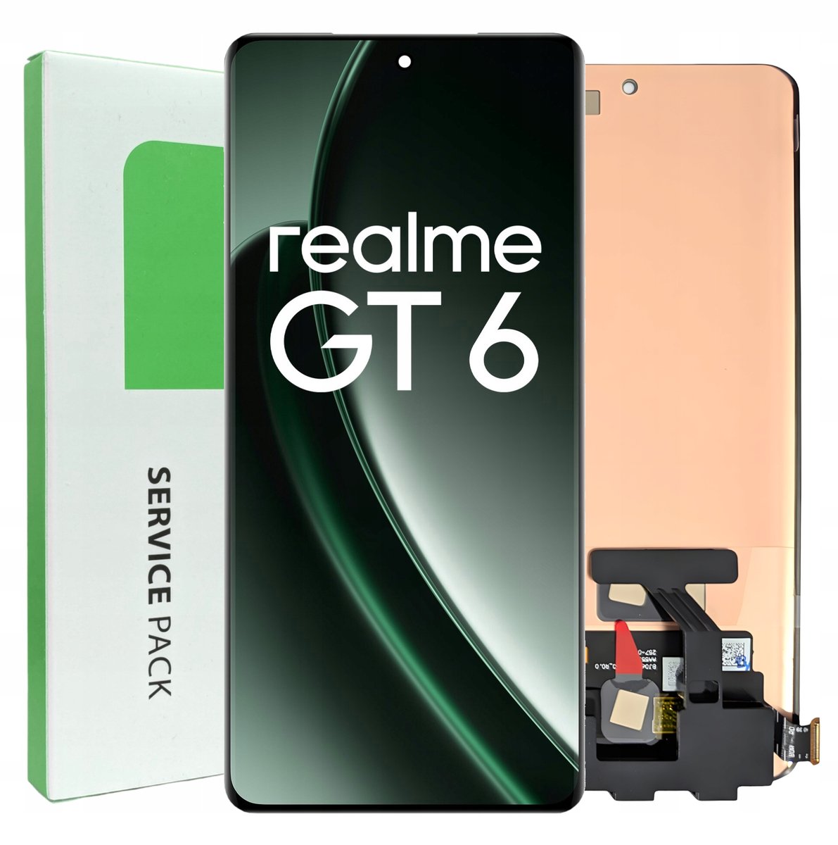 ORYGINAŁ WYŚWIETLACZ EKRAN LCD SZYBKA DOTYK DO REALME GT 6 5G RMX3851