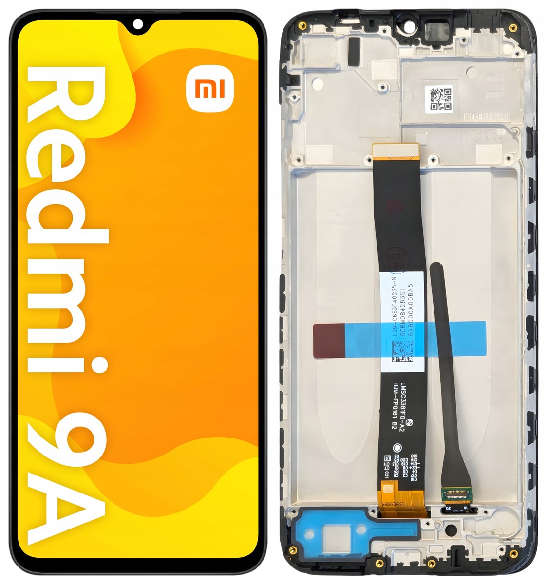 WYŚWIETLACZ EKRAN LCD SZYBKA DOTYK DO XIAOMI REDMI 9A RAMKA
