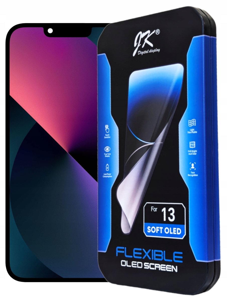 WYŚWIETLACZ EKRAN LCD DO APPLE IPHONE 13 JK SOFT OLED WYMIENNY CHIP