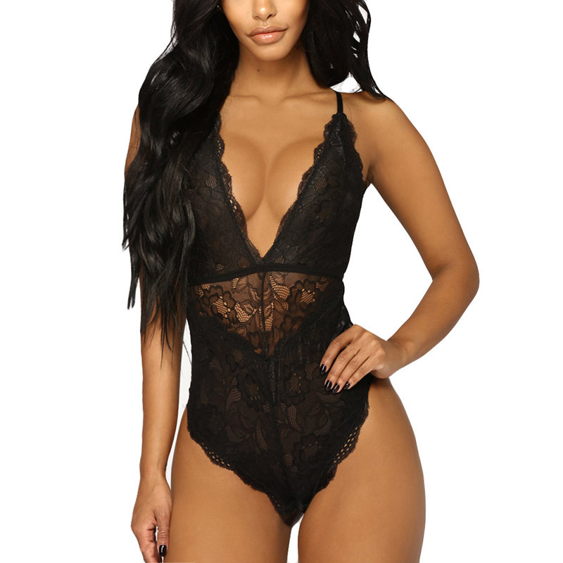 KORONKOWA KOSZULKA NOCNA SEK SOWNA CZARNA BIELIZNA KOMPLET WALENTYNKI CZARNA