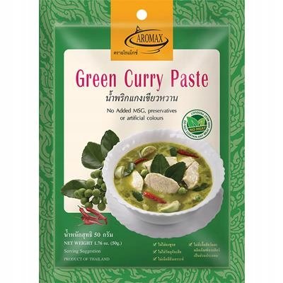 Pasta curry zielona 50g - Aromax