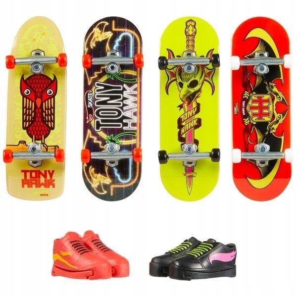 HOT WHEELS SKATE DESKOROLKA + BUTY 4-PAK HVM16