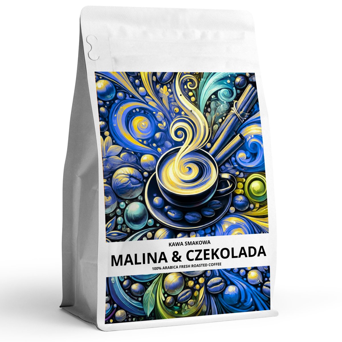 Kawa smakowa mielona MALINY W CZEKOLADZIE 100 % arabica 250 g