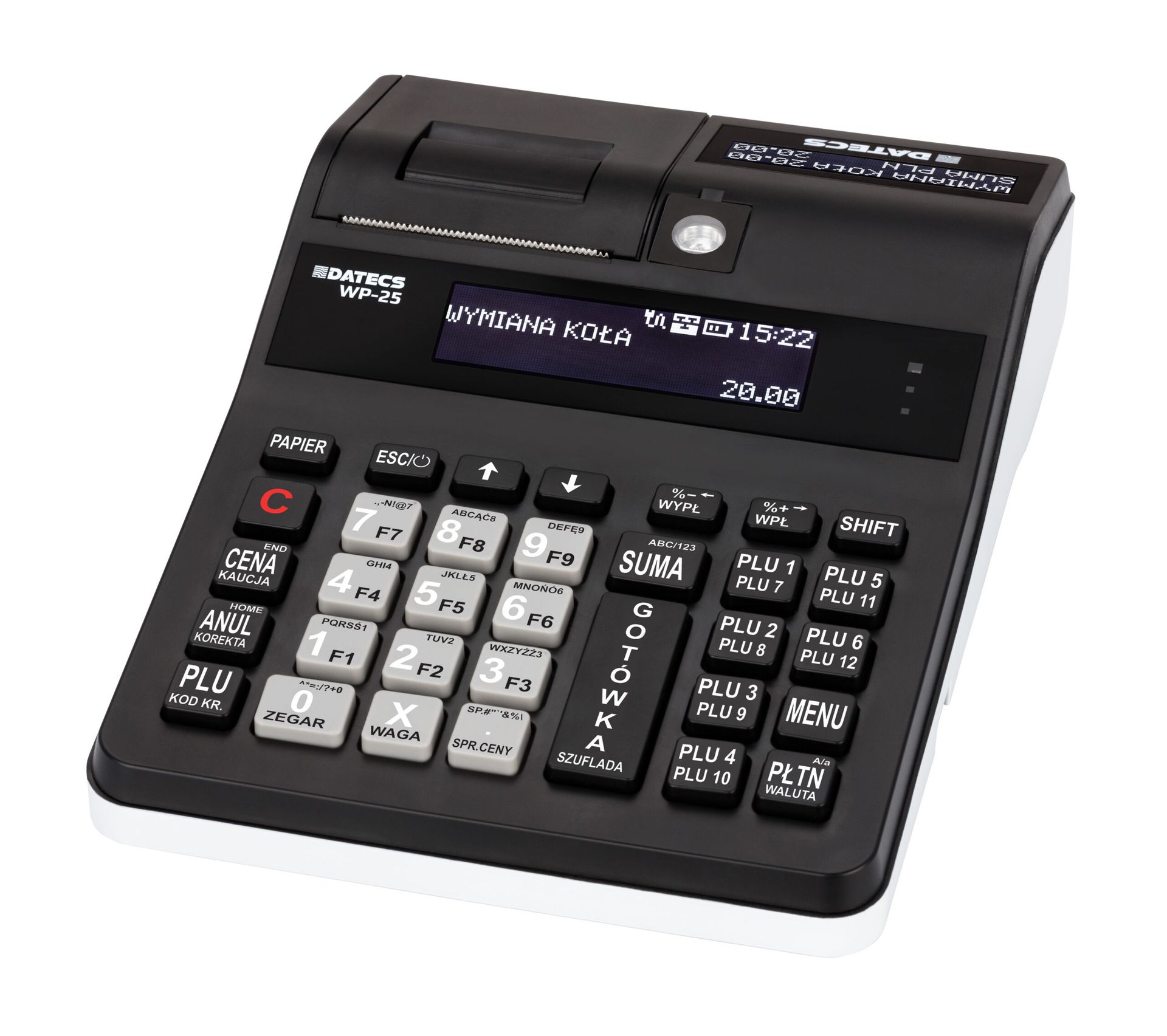 Онлайн фискальная касса Datecs WP-25 PLUS GPRS с SIM-картой (интернет на 3 года) - черный