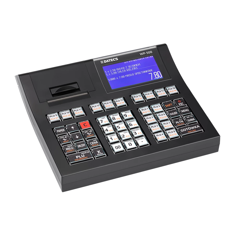 Фискальный кассовый аппарат Datecs WP-500 PLUS WIFI и GPRS- черный