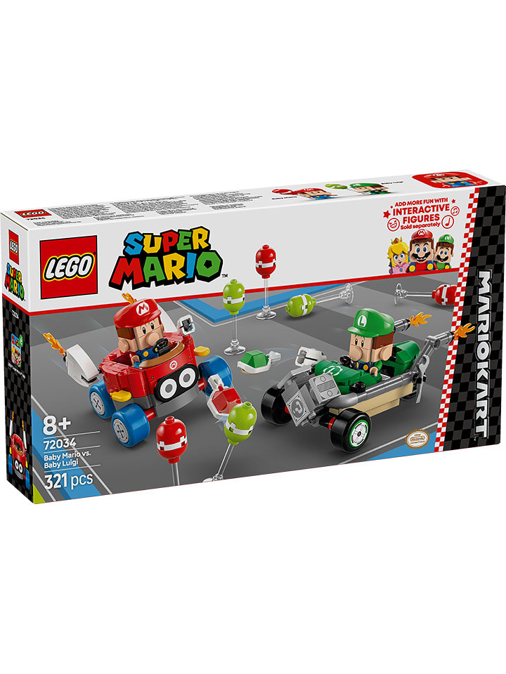 LEGO LEGO® Super Mario™: Mario Kart™ – Baby Mario vs. Baby Luigi - 8+