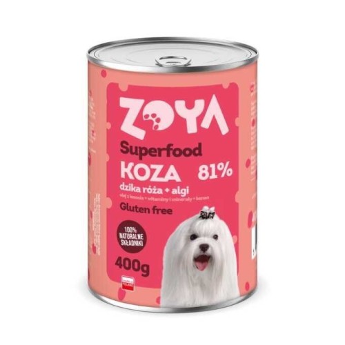 ZOYA Koza - Superfood - Karma mokra dla psów - 400g