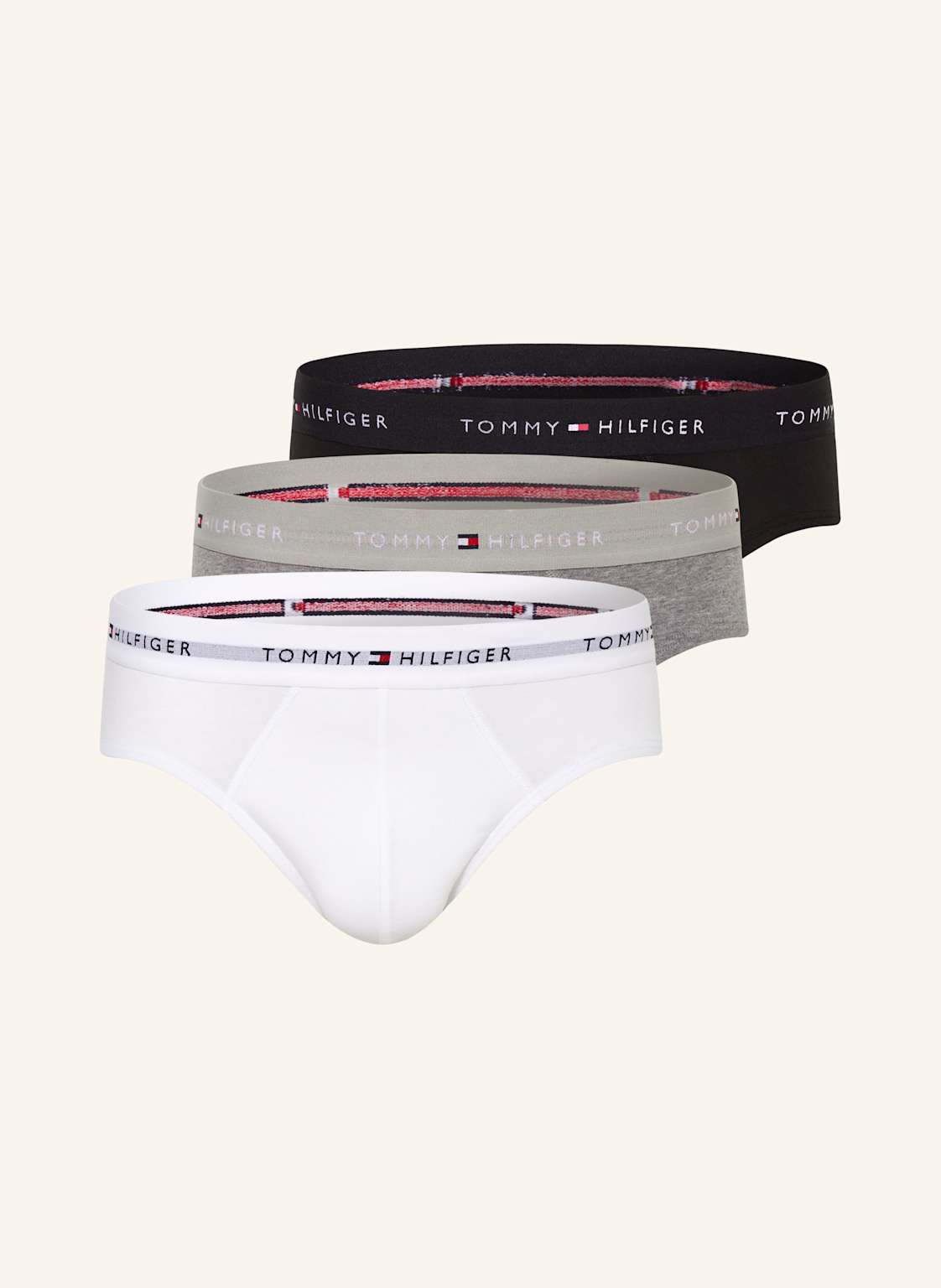 Tommy Hilfiger Figi, 3 Szt. grau
