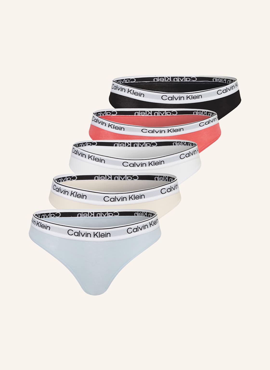 Calvin Klein Figi, 5 Szt. schwarz