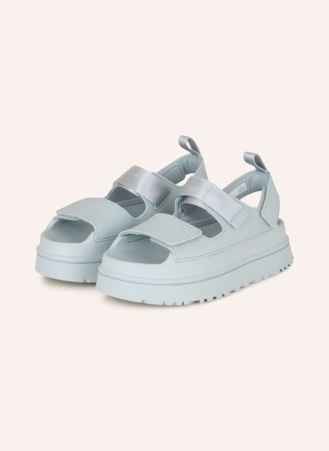 Ugg Klapki Na Platformie Goldenglow blau