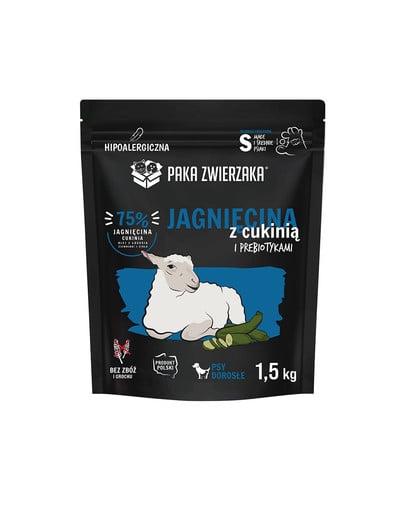 PAKA ZWIERZAKA Seventh Heaven Karma sucha Jagnięcina z cukinią S 1,5kg -