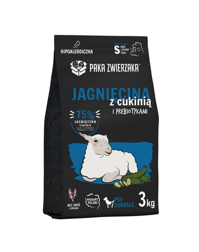 PAKA ZWIERZAKA Seventh Heaven Karma sucha Jagnięcina z cukinią S 3kg -