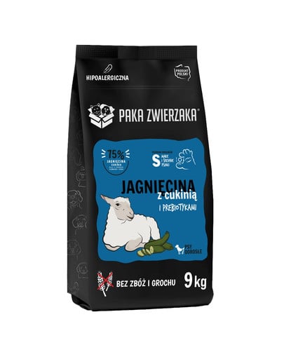 PAKA ZWIERZAKA Seventh Heaven Karma sucha Jagnięcina z cukinią S 9kg -