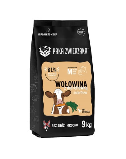 PAKA ZWIERZAKA Seventh Heaven Karma sucha Wołowina z marchewką M 9kg -