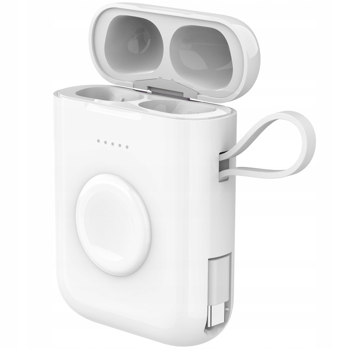 Etui ładujące Powerbank do słuchawek airpods iWatch iPhone 5200mAh USB-C