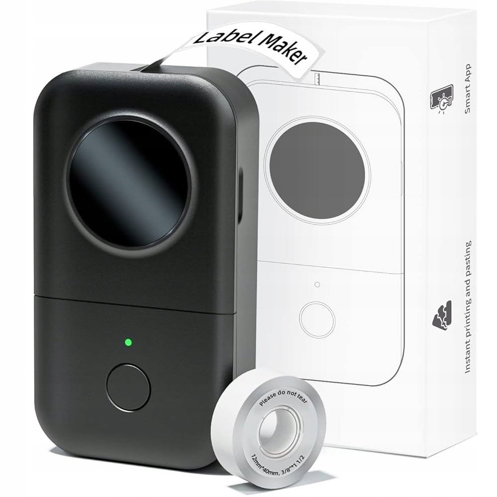 Drukarka Phomemo D30 mini do etykiet samoprzylepnych taśma Bluetooth apka
