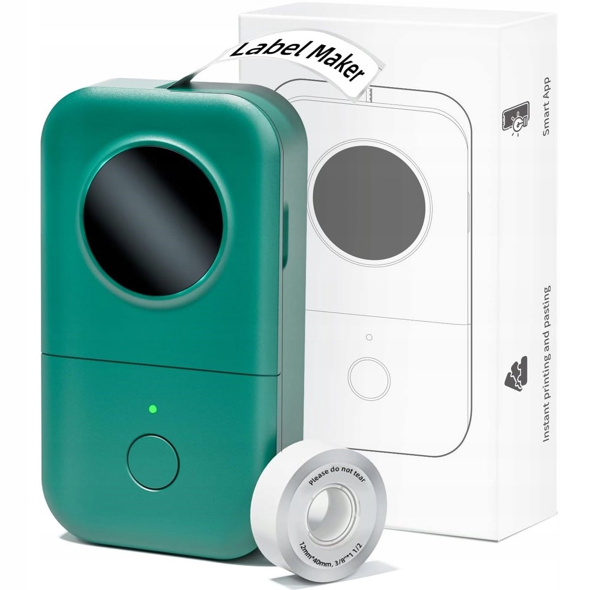 Phomemo D30 mini drukarka termiczna etykiet samoprzylepnych taśma Bluetooth