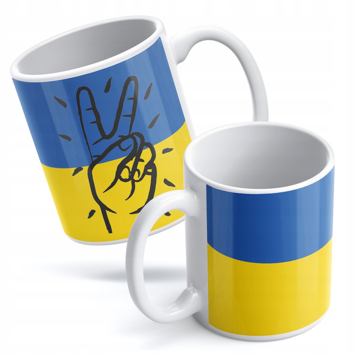 Kubek Flaga Ukrainy Victoria solidarni