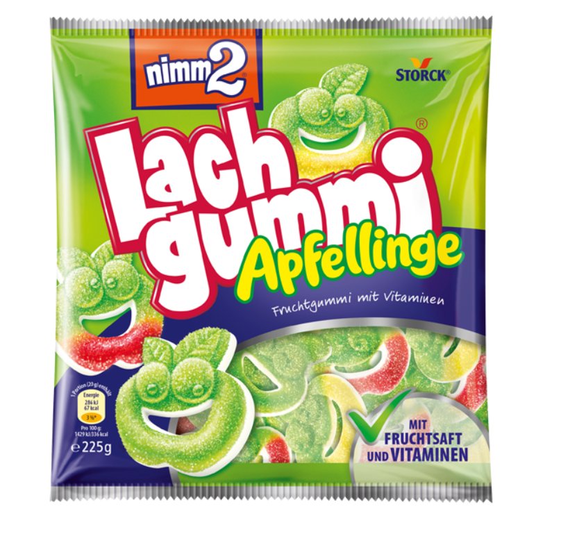 LACH GUMMI Apfellinge żelki NIMM2 ** 225 g