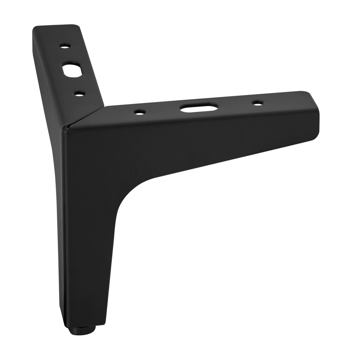 Noga meblowa stopka do łóżka kanapy szafki CZARNA matowa H100 mocna SL027A