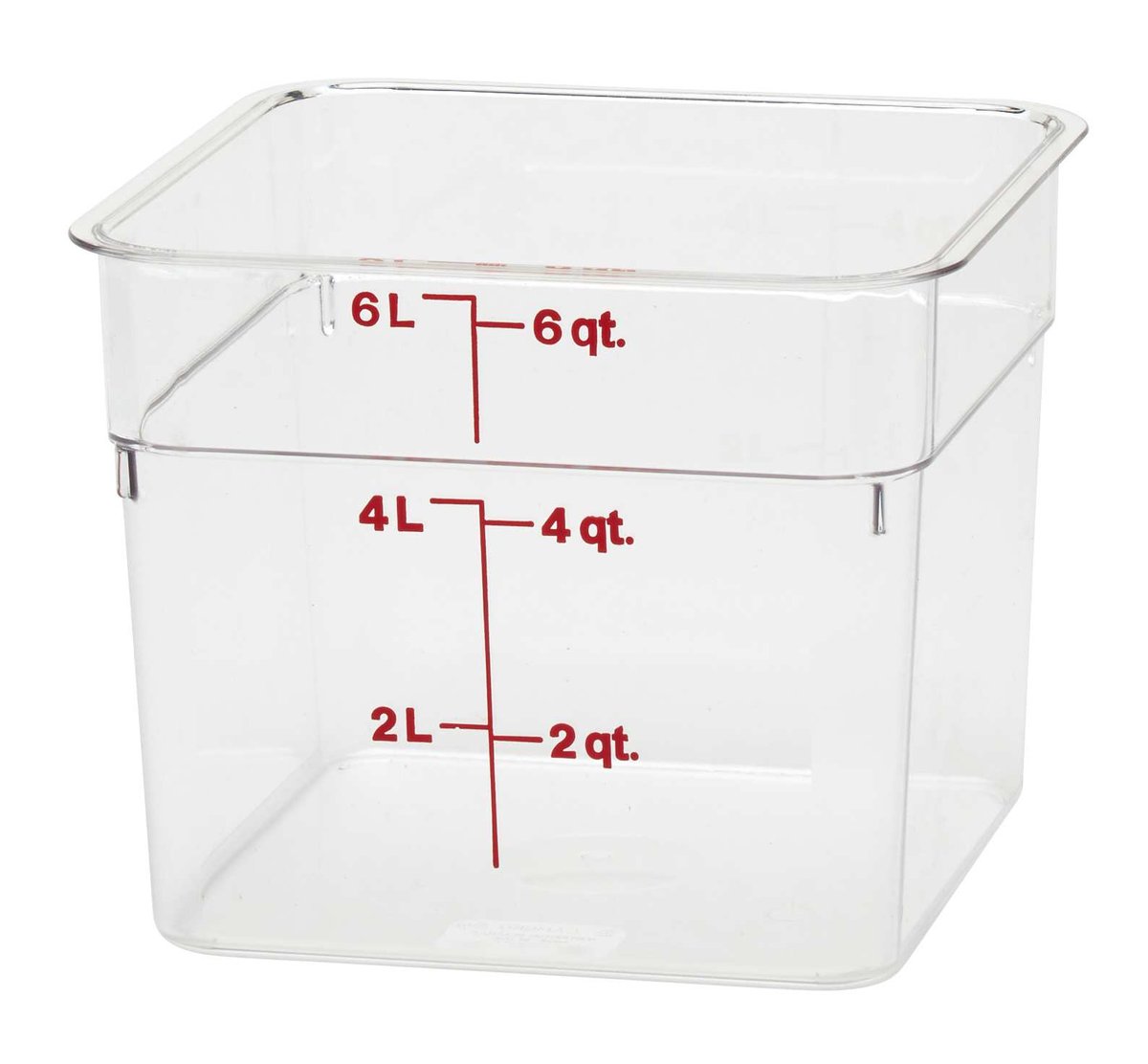 Pojemnik z poliwęglanu 215x215x185 mm, 5,7 l CAMBRO, 6SFSCW135