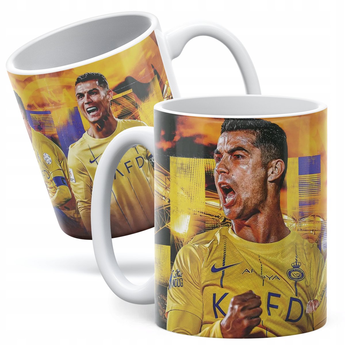 Kubek Cristiano Ronaldo dla fanów Al Nassr dla kibica na prezent