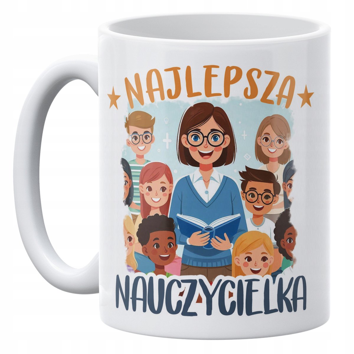Kubek ceramiczny 330 ml Dzień Nauczyciela Najlepsza Nauczycielka Prezent