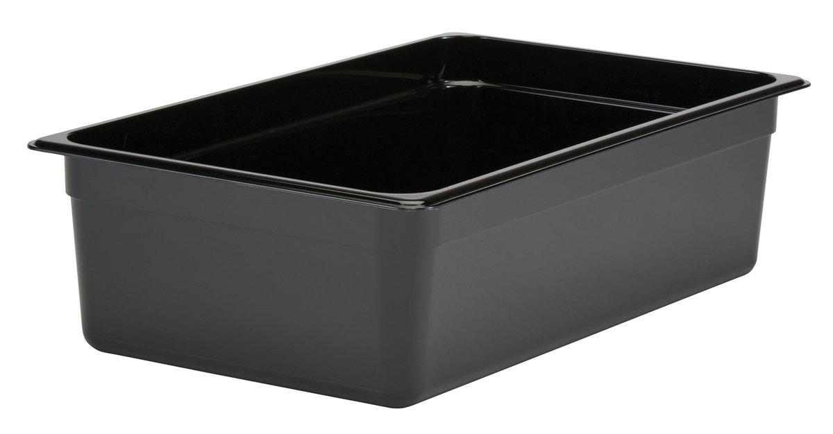 Pojemnik GN 1/1 150 mm z poliwęglanu, czarny CAMBRO, Camwear