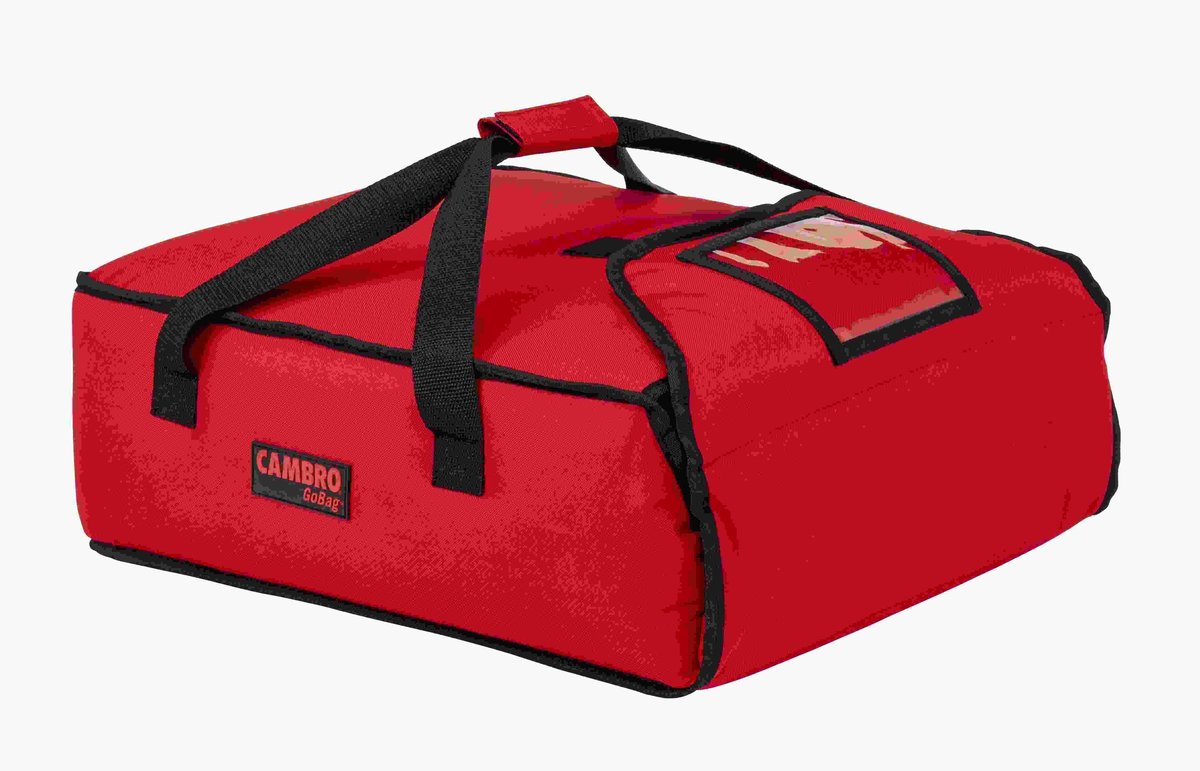 Torba z poliestru na 2 kartony do pizzy, 420x460x165 mm, czerwona CAMBRO, Cam Gobag