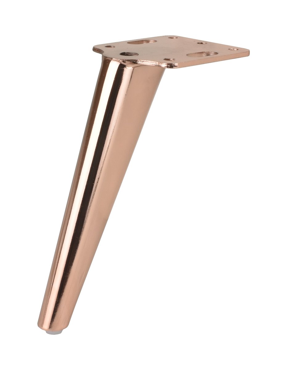 Noga nóżka do mebli pod sofę łóżko kanapę LOFT DESIGN SL020 miedziana H155