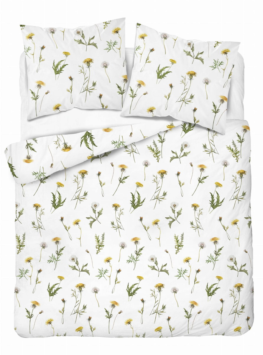Pościel bawełniana 160x200 mniszek mlecz polny