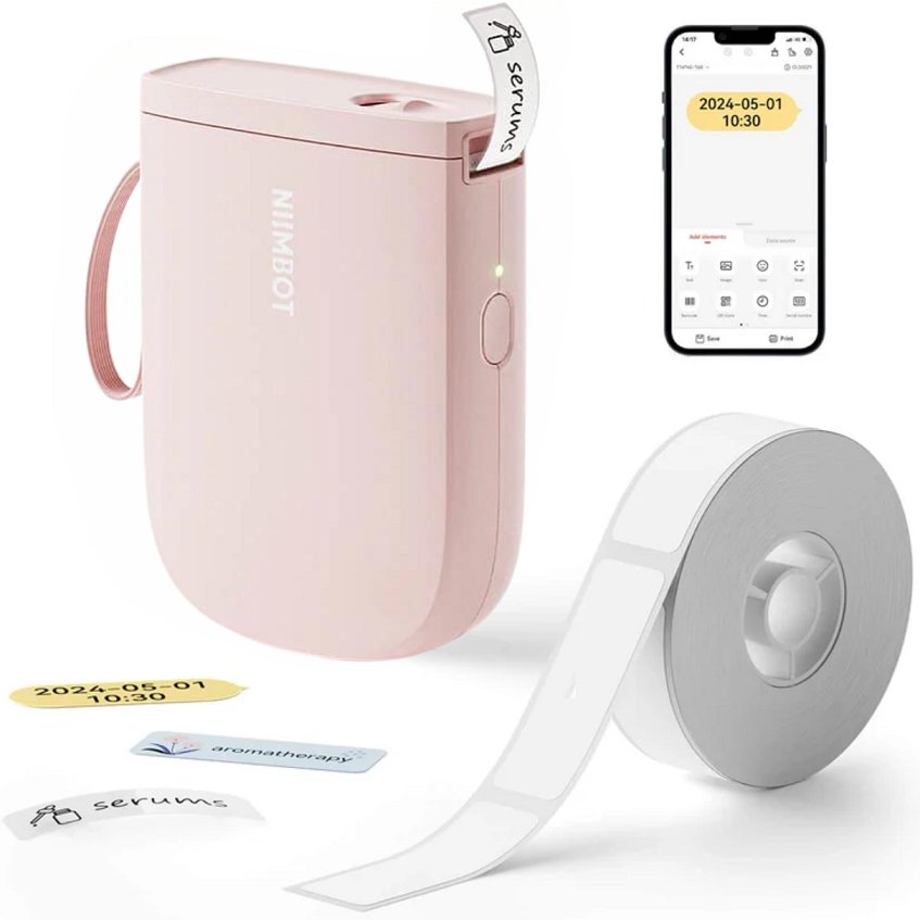 Drukarka etykiet przenośna Niimbot D11 D11_H 2024 text grafika Bluetooth