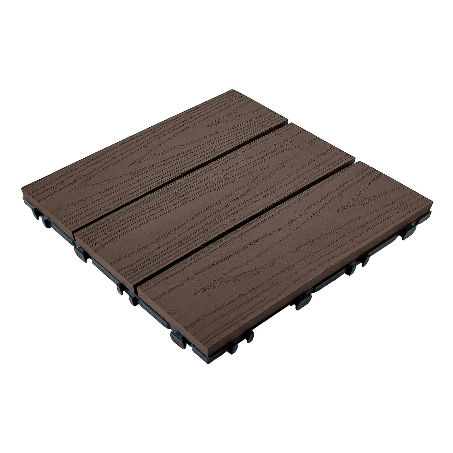 Podest Tarasowy Kompozytowy 3D Solid Brąz 30 x 30 x 2,5 cm