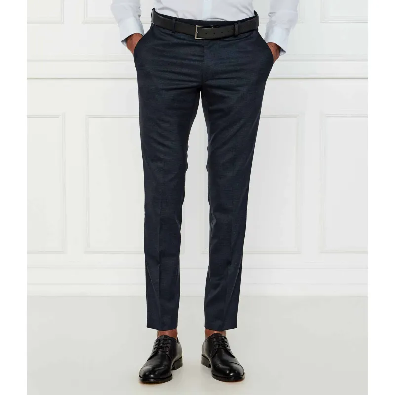 Joop! Spodnie Gun Extra slim fit z dodatkiem wełny
