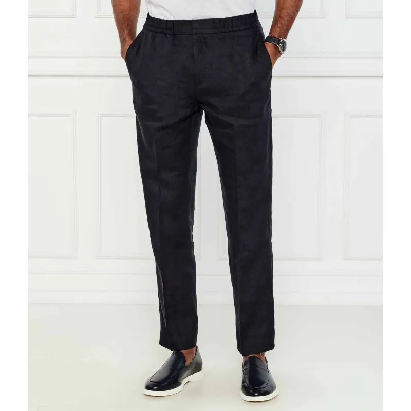 TIGER OF SWEDEN Lniane spodnie Tannen Slim Fit