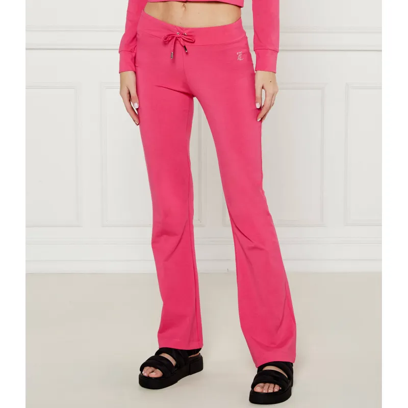 Juicy Couture Spodnie dresowe APOLLO flare fit low rise