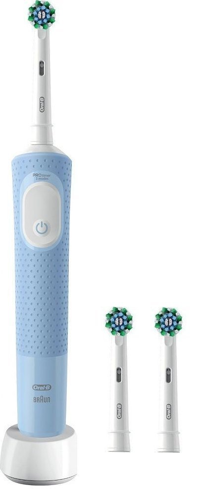 Szczoteczka Oral-B Vitality Pro D103 Blue + 2 dodatkowe końcowki + pasta do zębów 75ml