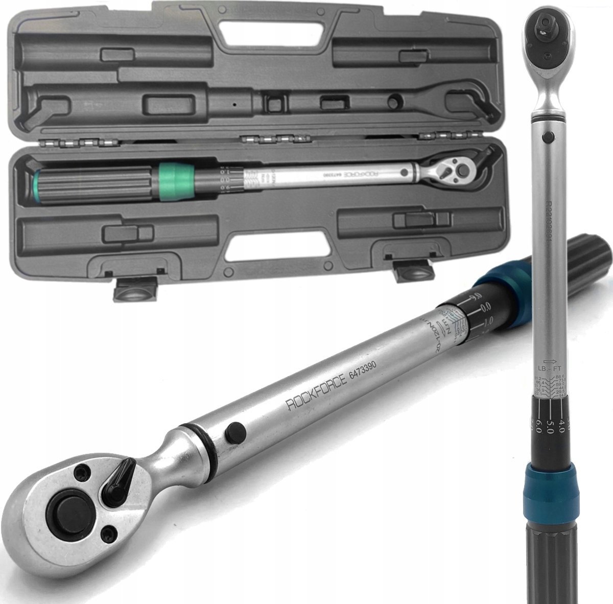 Rockforce KLUCZ DYNAMOMETRYCZNY 3/8