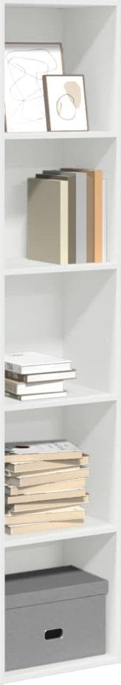 vidaXL vidaXL Regał na książki, biały, 40x30x189 cm, materiał drewnopochodny