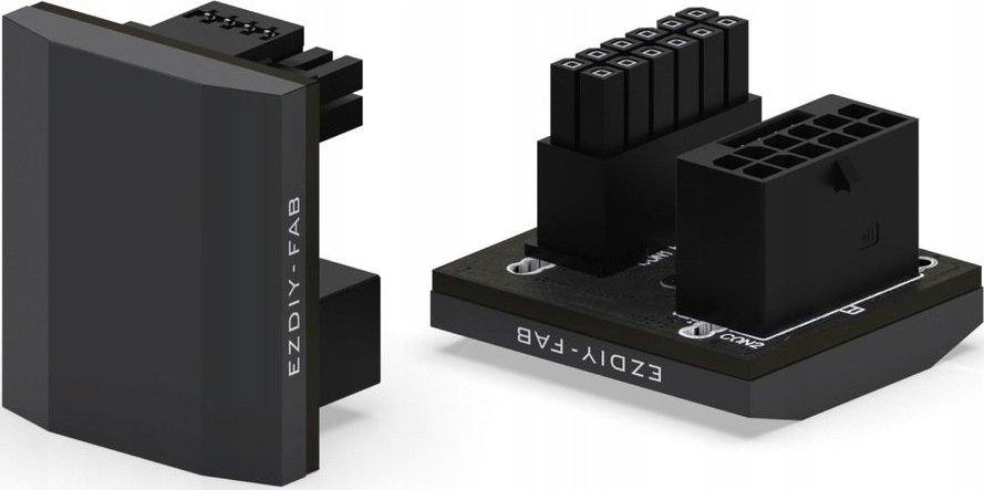 Adapter Wtyczka 12VPWR kątowa złącze 12+4 PIN 180 stopni EZDIY-FAB STD 600W